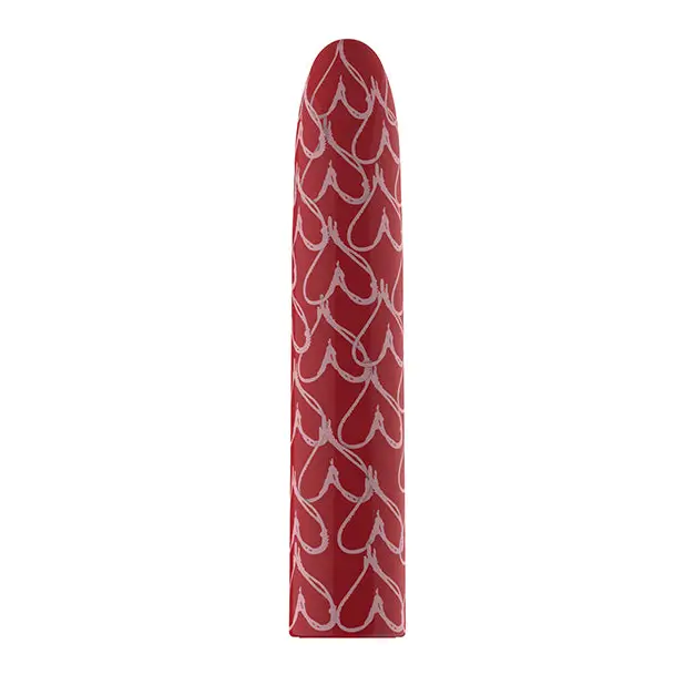 Luv Inc. Graffiti Heart Bullet - Red - Stimulators
