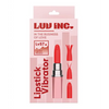 Luv Inc. Lipstick Vibrator w/4 Heads - Light Pink - Stimulators