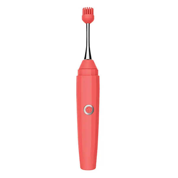 Luv Inc. Orgasm Pen w/Three Attachments - Coral - Stimulators