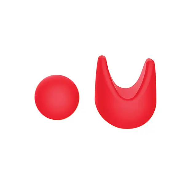 Luv Inc. Orgasm Pen w/Three Attachments - Red - Stimulators