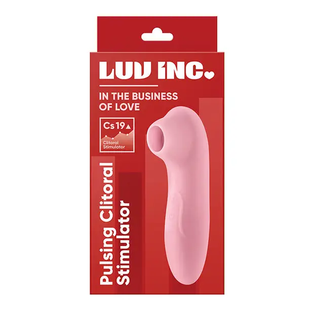 Luv Inc. Pulsing Clitoral Stimulator - Light Pink - Stimulators