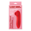 Luv Inc. Pulsing Clitoral Stimulator - Red - Stimulators
