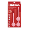 Luv Inc. Silicone Kegel Ball Set - Light Pink - Sexual Enhancers