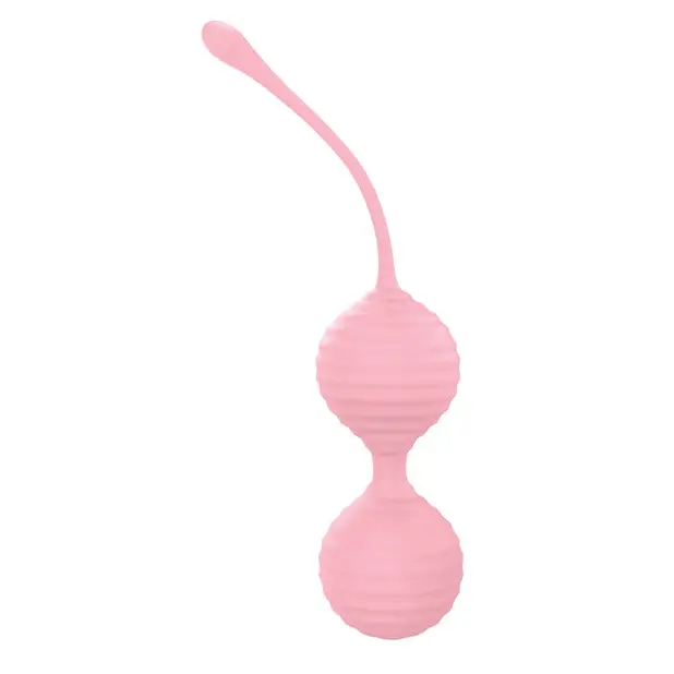 Luv Inc. Silicone Kegel Ball Set - Light Pink - Sexual Enhancers