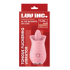 Luv Inc. Tongue Flickering Vibrator - Pink - Stimulators