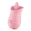 Luv Inc. Tongue Flickering Vibrator - Pink - Stimulators