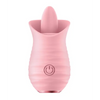 Luv Inc. Tongue Flickering Vibrator - Pink - Stimulators