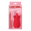 Luv Inc. Tongue Flickering Vibrator - Red - Stimulators