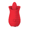 Luv Inc. Tongue Flickering Vibrator - Red - Stimulators