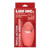 Luv Inc. Triple - Action Clitoral Vibrator - Coral - Stimulators
