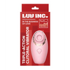 Luv Inc. Triple - Action Clitoral Vibrator - Pink - Stimulators