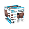 Luvdollz Remote Control Rechargeable Doggy Style Pussy & Ass w/Douche - Mocha - Dolls & Masturbators