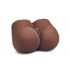 Luvdollz Remote Control Rechargeable Doggy Style Pussy & Ass w/Douche - Mocha - Dolls & Masturbators