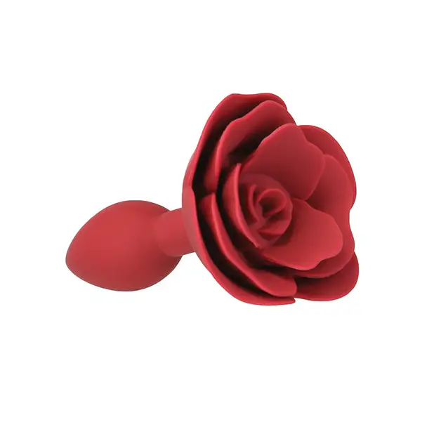 Lux Active Red Rose Silicone Anal Plug - Anal Products