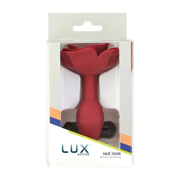 Lux Active Red Rose Silicone Anal Plug - Anal Products