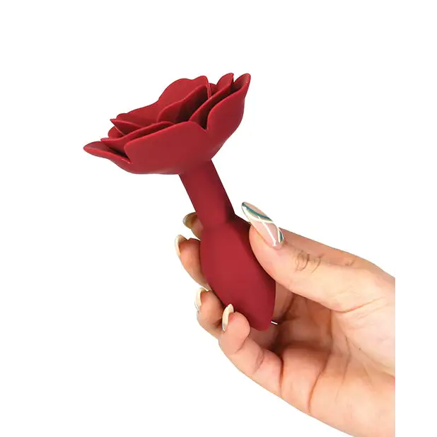 Lux Active Red Rose Silicone Anal Plug - Anal Products