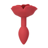 Lux Active Red Rose Silicone Anal Plug - Anal Products