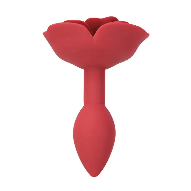 Lux Active Red Rose Silicone Anal Plug - Anal Products
