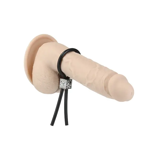 Lux Active Tether Adjustable Cock Tie - Black - Penis Enhancement