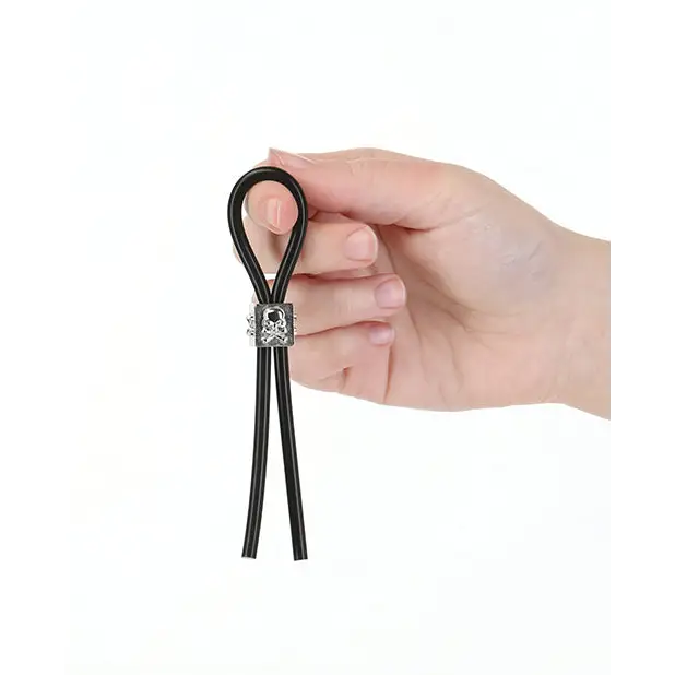 Lux Active Tether Adjustable Cock Tie - Black - Penis Enhancement