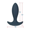 Lux Active Throb Anal Pulsating Massager w/Remote - Dark Blue - Anal Products
