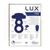Lux Active Triad 4.5’’ Vibrating Dual Ring w/Remote - Dark Blue - Penis Enhancement