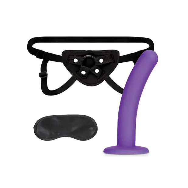 Lux Fetish 5’’ Dildo w/Strap On Harness Set - Strap Ons