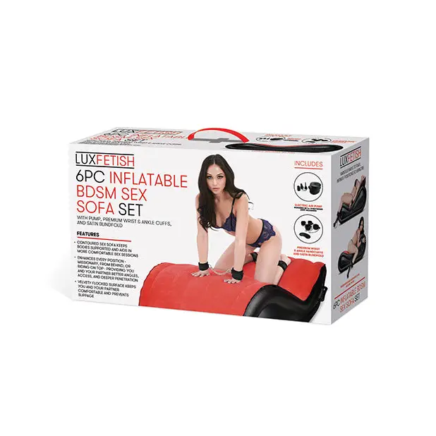 Lux Fetish 6 pc Inflatable BDSM Sex Sofa Set - Position Aids & Swings
