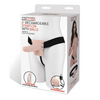 Lux Fetish 6’’ Rechargeable Strap On w/Balls - Ivory - Strap Ons