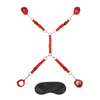 Lux Fetish 7 pc Bed Spreader - Red - Bondage Blindfolds & Restraints
