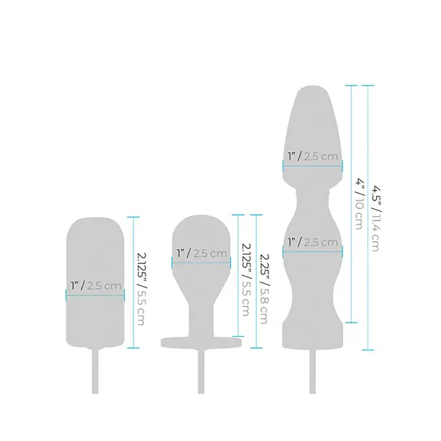 Lux Fetish 9 pc Electro Sex Ultra Shock Set - Stimulators