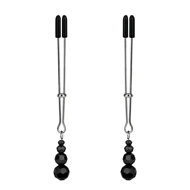 Lux Fetish Adjustable Tweezers Nipple Clips - Bondage Blindfolds & Restraints