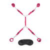 Lux Fetish Bed Spreader - Hot Pink - Bondage Blindfolds & Restraints