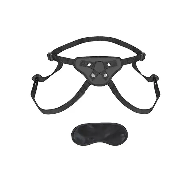 Lux Fetish Beginners Strap On Harness - Black - Strap Ons