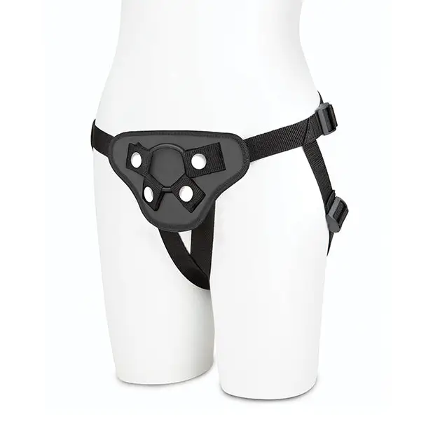 Lux Fetish Beginners Strap On Harness - Black - Strap Ons