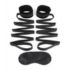 Lux Fetish Bondage Bed Strap Restraint System - 2 pc Set - Bondage Blindfolds & Restraints