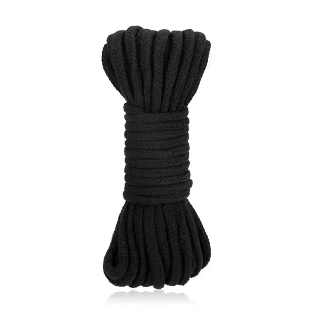 Lux Fetish Bondage Rope - 10m/33 ft Black - Bondage Blindfolds & Restraints