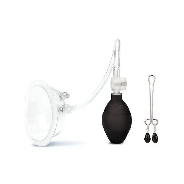Lux Fetish Deluxe Pussy Pump w/ Quick Release Valves - Stimulators