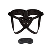 Lux Fetish Diamond Velvet Strap-on Corset - Black - Strap Ons
