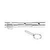 Lux Fetish Expandable Bar Spreader Set w/Leatherette Cuffs - Bondage Blindfolds & Restraints