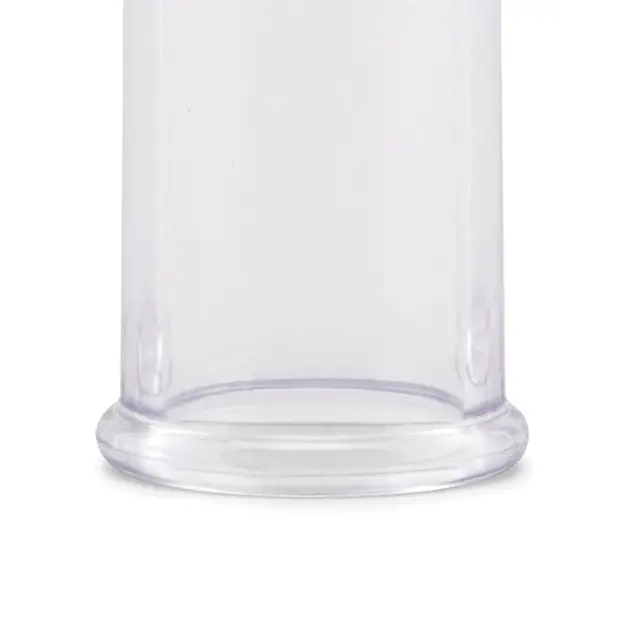 Lux Fetish Nipple Suckers w/Clitoral Pump - Clear/Black - Stimulators