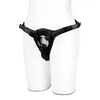 Lux Fetish Patent Leather Strap On Harness - Black - Strap Ons