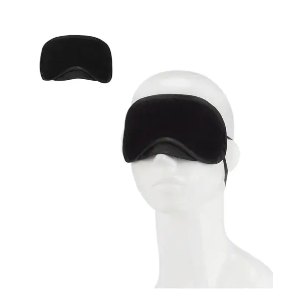 Lux Fetish Peek a Boo Love Mask - Black - Bondage Blindfolds & Restraints