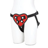 Lux Fetish Red Heart Strap On Harness Set - Strap Ons