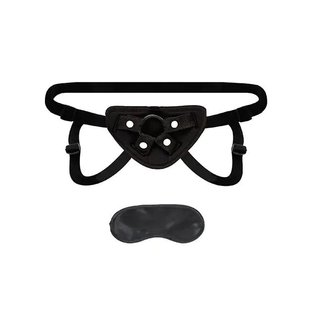 Lux Fetish Strap On Harness - Black - Strap Ons