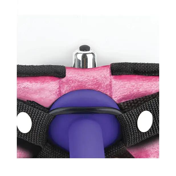 Lux Fetish Strap On Harness - Pink - Strap Ons