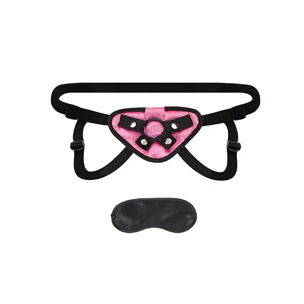 Lux Fetish Strap On Harness - Pink - Strap Ons