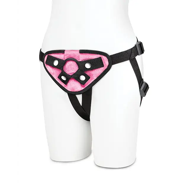 Lux Fetish Strap On Harness - Pink - Strap Ons