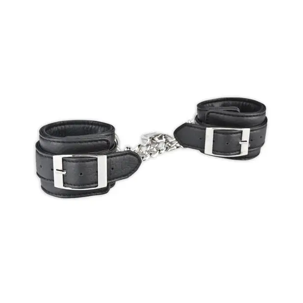 Lux Fetish Unisex Leatherette Cuffs - Bondage Blindfolds & Restraints