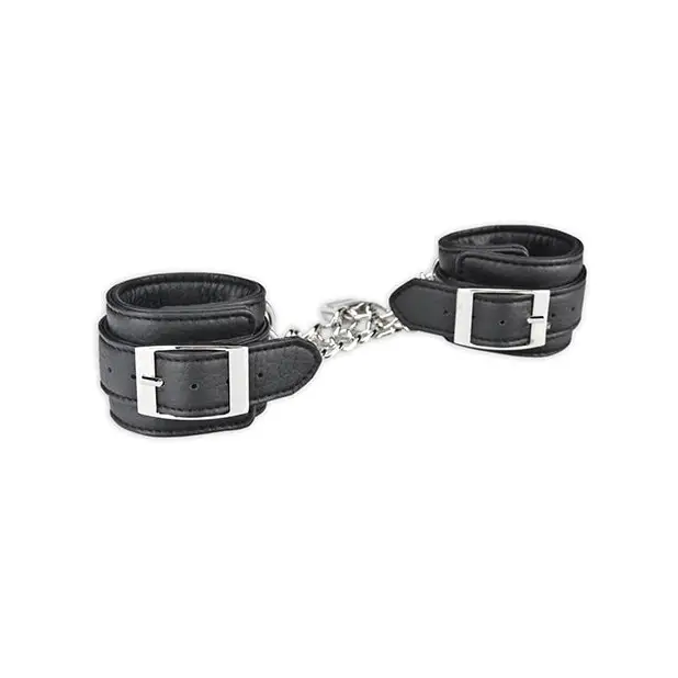Lux Fetish Unisex Leatherette Cuffs - Bondage Blindfolds & Restraints